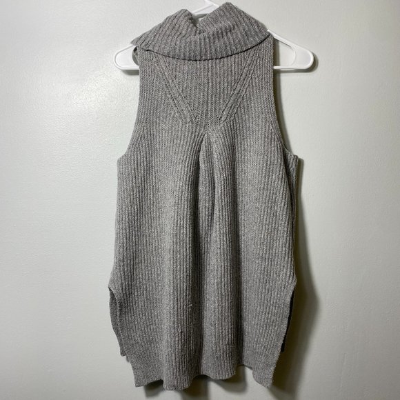 Anthropologie Angel of the North Cowl Neck Sleeveless Sweater - Picture 3 of 9